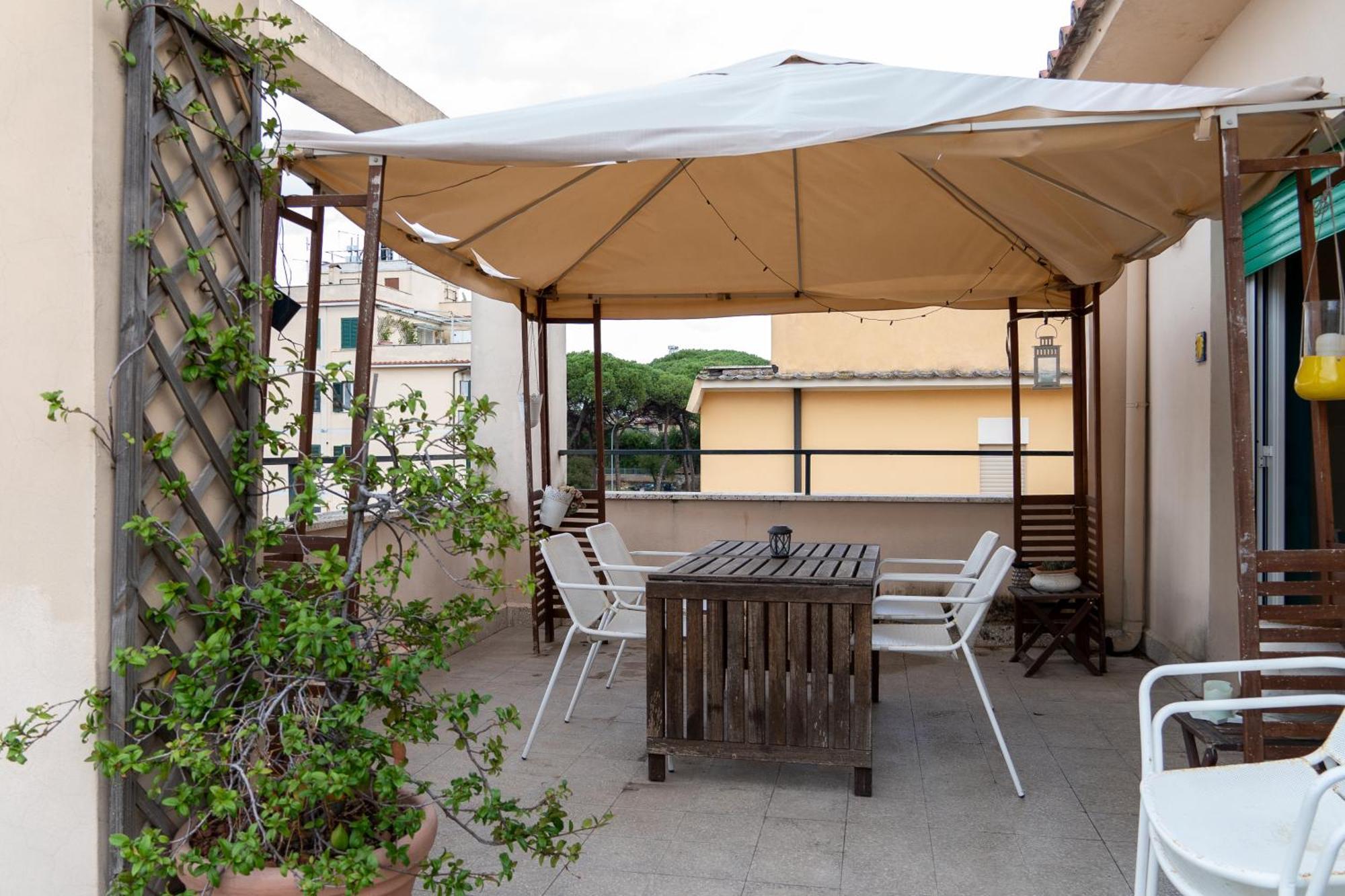 Accommodatie bij particulieren Stanza Con Bagno Privato In Attico Rome