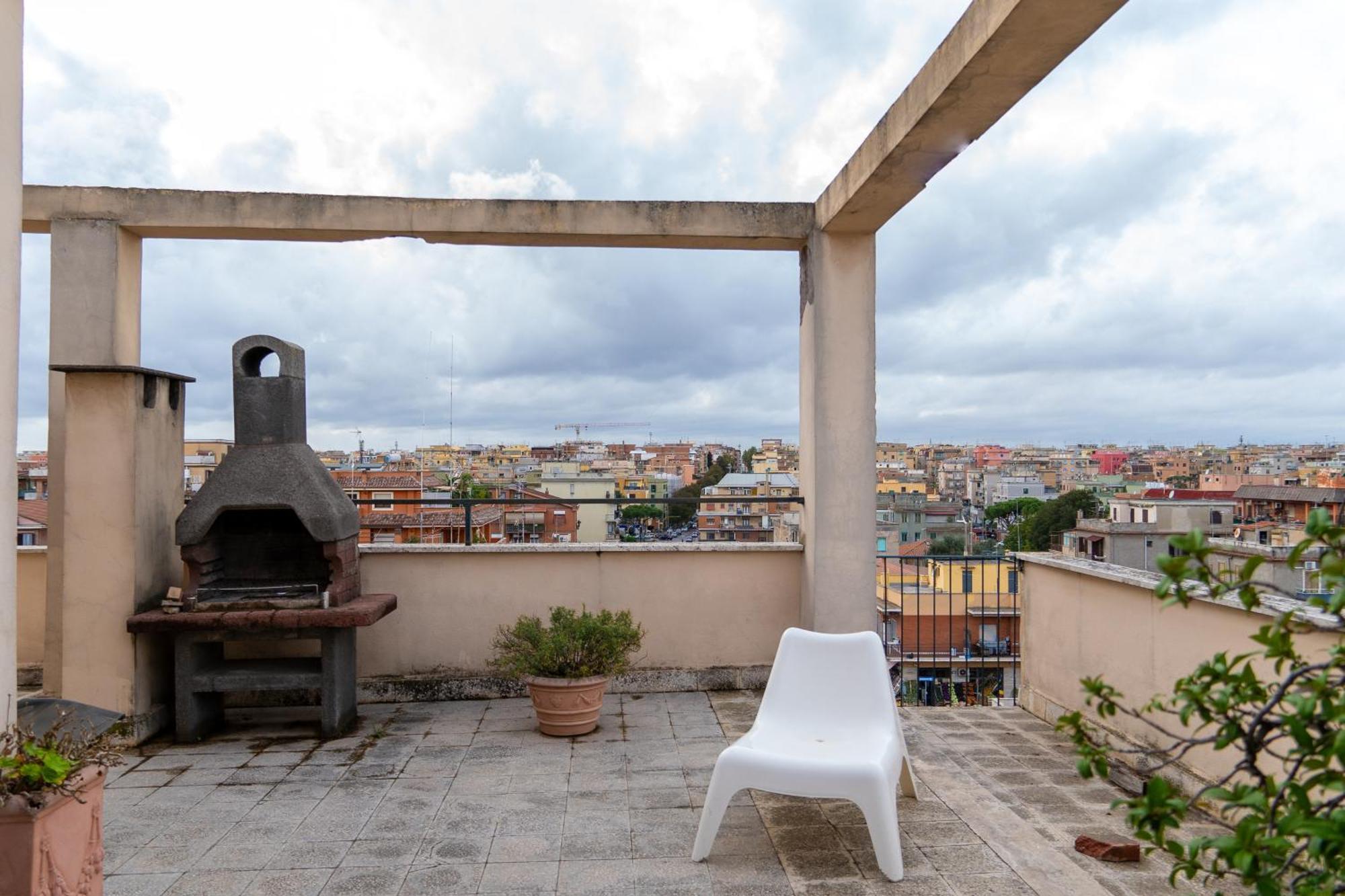 Stanza Con Bagno Privato In Attico Accommodatie bij particulieren Rome